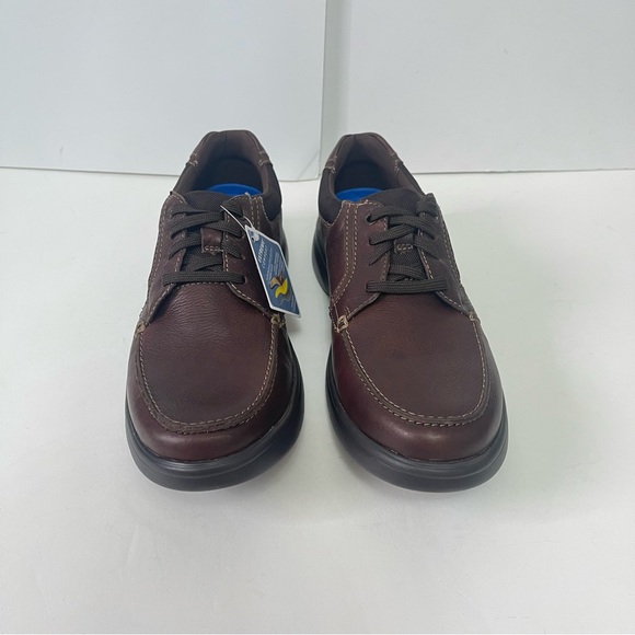 Clarks Mens Bradley Vibe Moc Toe Sneaker In Tan Tumble - NIB - Duplicate - Picture 11 of 16